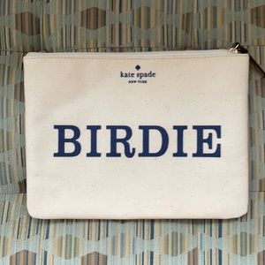 Kate spade golf zip bag